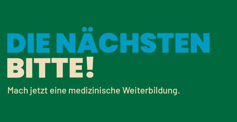 Medizin Kampagne Bild mit Text