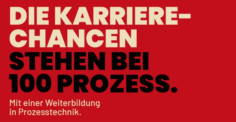 Prozesstechnik Kampagne Bild mit Text