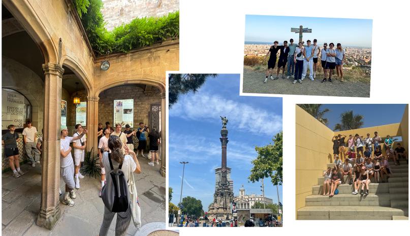 Abschlussreise Barcelona Foto-Collage