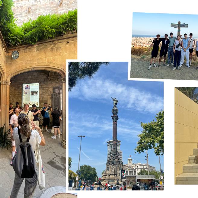 Abschlussreise Barcelona Foto-Collage