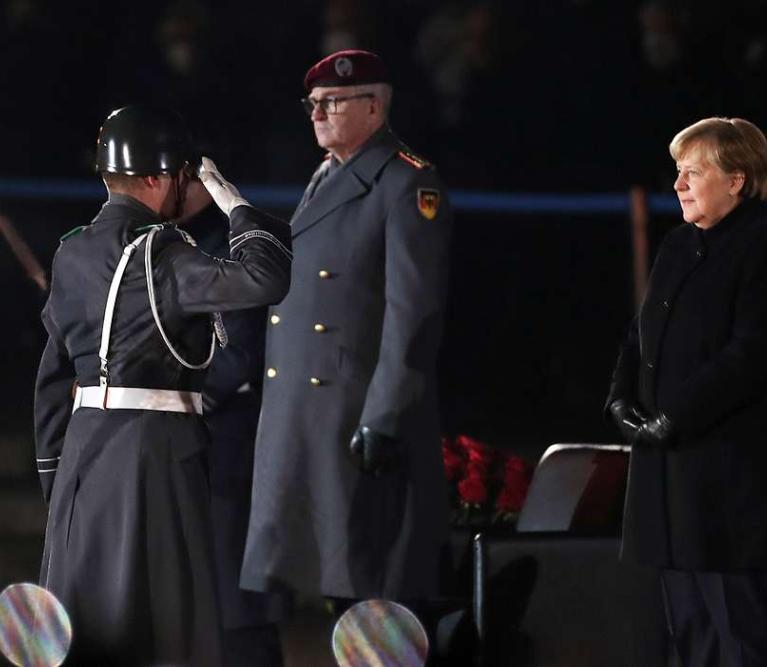 Angela Merkel wird verabschiedet